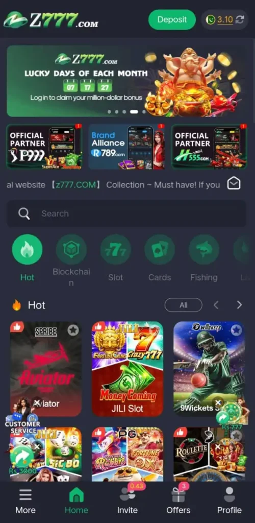 z777 game APK for Android